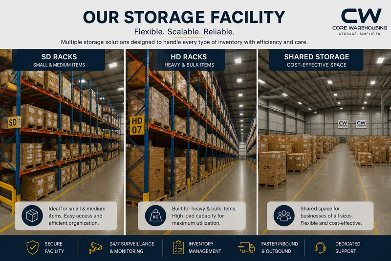 Storage operations at CoreWarehousing